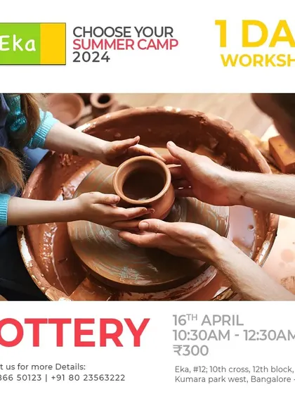 Our one-day pottery workshop during the summer camp was a chance for children to get their hands messy and create something beautiful. Working with clay is a wonderful sensory experience that fosters creativity and patience.