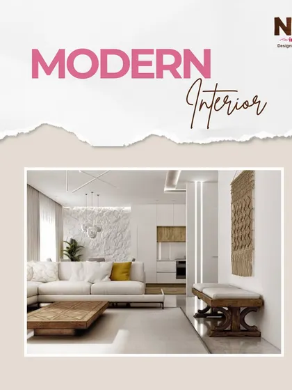 Modern interior design is one of my core strengths. It focuses on clean lines, simple forms, and a neutral color palette, creating spaces that are calm and uncluttered.
