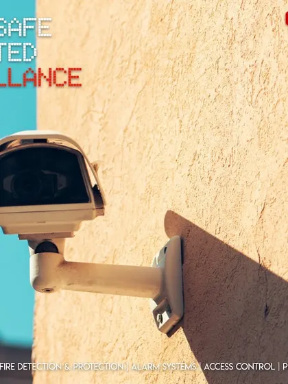 A close-up of a high-definition dome camera, a core component of our custom surveillance solutions. We select and install state-of-the-art cameras that provide clear footage and reliable performance for any environment.
