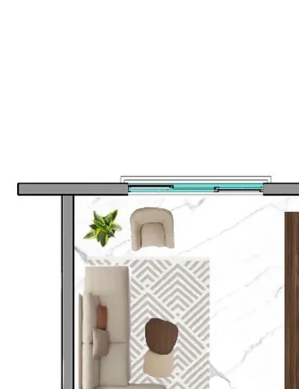 A snippet of an upcoming residential project layout in Borivali. Space planning is the foundation of every successful interior design.