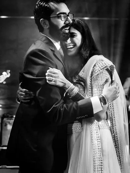 A happy anniversary to one of our favorite couples. This photo captures the pure joy of their reception, a celebration of a love story that survived different countries and continents.
