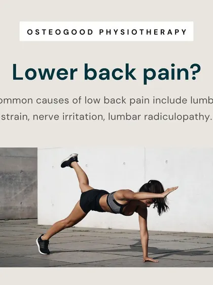 Lower back pain can stem from many issues like lumbar strain or nerve irritation. Targeted exercises, like the one shown, are crucial for strengthening the supporting muscles and providing long-term relief.