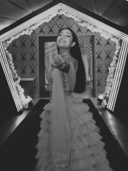 "Hasooo, hasaooo aur hasneee dooo." A happy black and white picture, reaching out to the audience. My mission is simple: to spread laughter and joy.