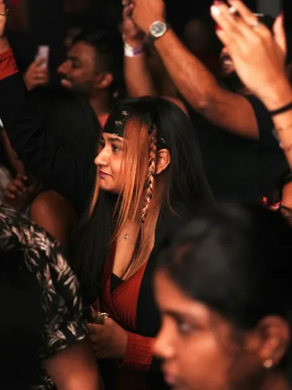 The crowd is always a mix of familiar faces and new friends.