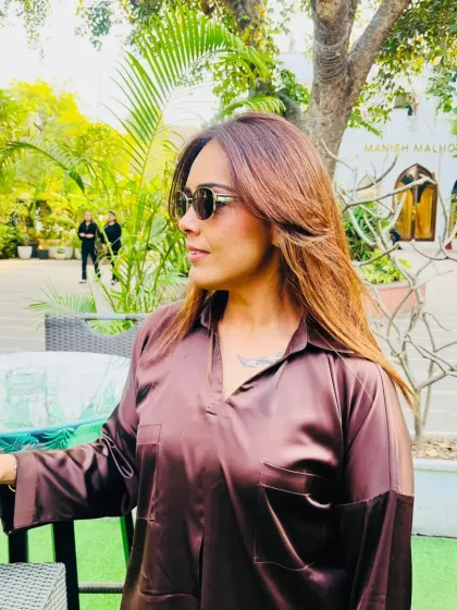 Working hard, slaying harder. A candid shot from a work day, because a stylist's life is always on the go.