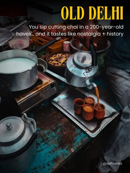 You sip cutting chai in a 200-year-old haveli, and it tastes like nostalgia and history combined. We believe food and heritage are deeply connected.