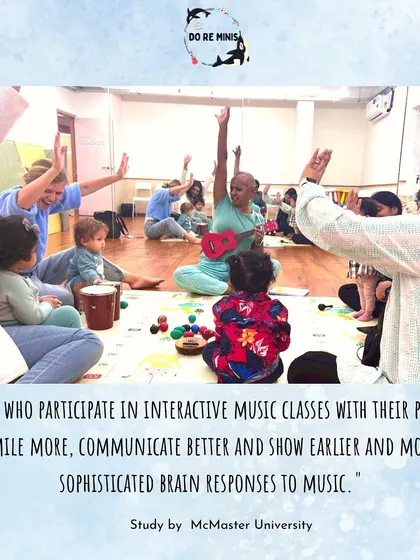 This is a belief that sits at the core of my work. A study by McMaster University found that interactive music classes help babies smile more and communicate better. I see this magic happen in every single session.