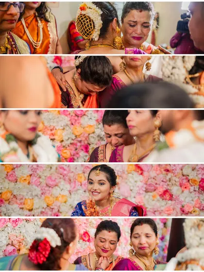 This photo series tells a story of family, love, and emotion. It also shows how professional makeup application ensures everyone looks picture-perfect in candid shots.
