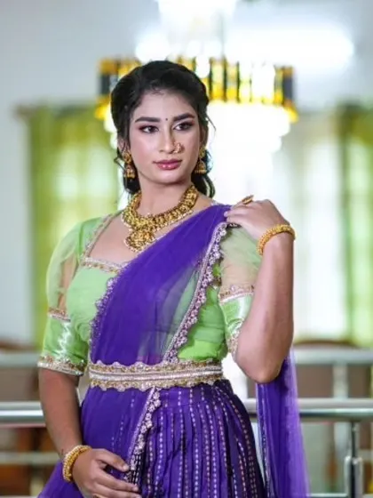 A collection of outfits perfect for any celebration. From intricate lehengas to shimmering sarees, these pieces are designed to ensure you are the best dressed guest at any event.