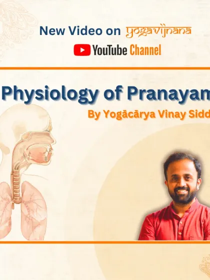 A look at the science behind our practice. This is the title slide from my lecture on the "Physiology of Pranayama" delivered to BSc and MSc Yoga students at SVYASA University, where I break down how breathwork impacts our body.