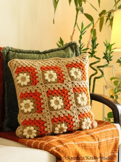 Another design from the Sundowner Collection, this one featuring 3D floral details for extra texture and charm.