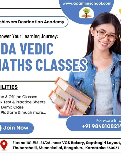 Empower your learning journey with our Vedic Maths classes in Munnekollal, Bengaluru. We offer online and offline classes, mock tests, and a supportive learning platform.