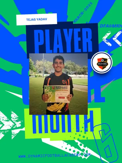 Tejas Yadav, Player of the Month for March 2025.