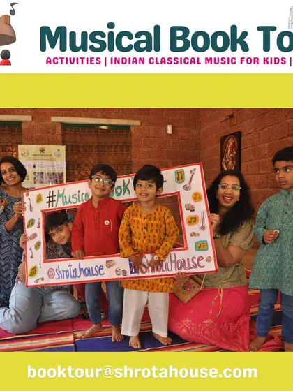 Another fun moment with our photo booth! We believe that learning about music should be a joyous and memorable experience for the entire family.
