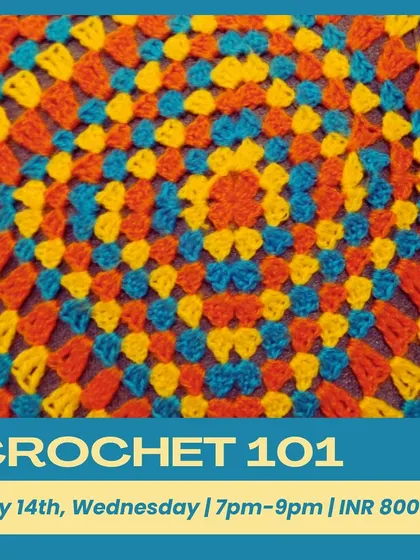 Join us for a cozy evening of crochet. This beginner friendly workshop covers all the essential stitches to get you started.