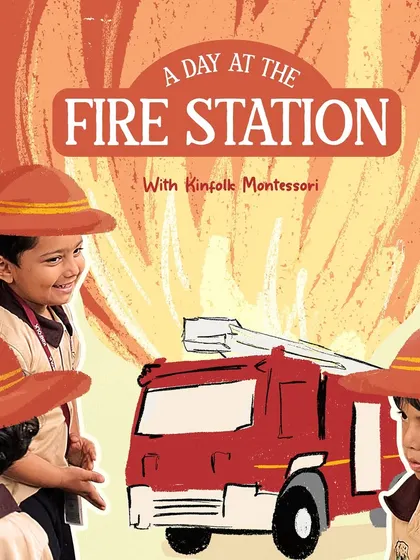A day at the fire station! Our field trips provide invaluable real-world learning. The children were thrilled to learn about fire safety from our brave local firefighters.