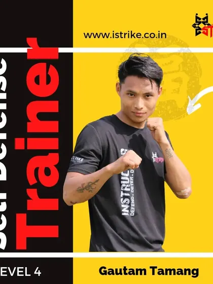 Instructor profile for Gautam Tamang, a Level 4 trainer and Military Tactical Combat Instructor. His background brings an unparalleled level of realism and discipline to our team.