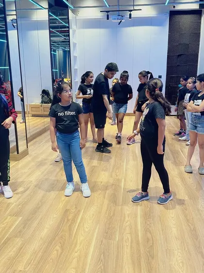 Behind the scenes of a weekend kids' class at my Salt Lake studio. We focus on both individual practice and group synchronization to build teamwork and performance skills.