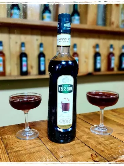 A decadent chocolate cocktail made with vanilla vodka and rich chocolate syrup, finished with a touch of salt. This drink is perfect as a dessert cocktail or for anyone with a sweet tooth.