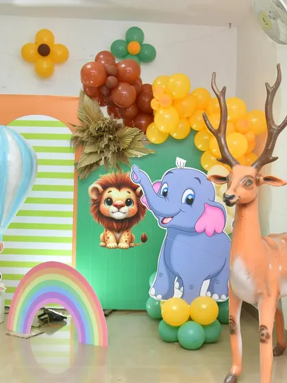 More of my 3D animal props, including a deer, elephant, and monkey, which can be placed around the venue.
