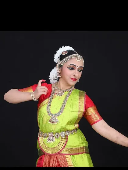 Finding strength and serenity in the art of Bharatanatyam. This photo captures the internal focus and calm that a dancer cultivates through practice.