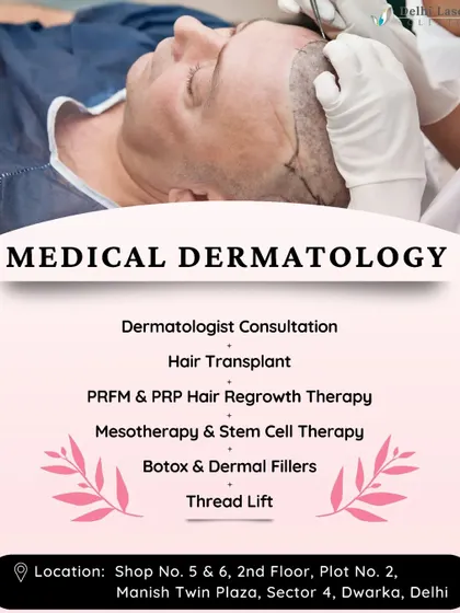 Hair transplant is a key part of our medical dermatology services. It is a precise dermatosurgical procedure that I specialize in, offering a definitive solution for patients dealing with male pattern baldness and significant hair loss.