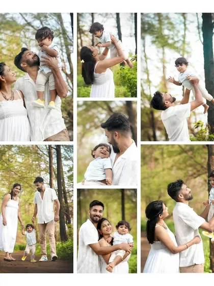 Family photos are about capturing your connection. This outdoor family photoshoot in a lush green park shows the fun and natural interactions I aim for. From walking together to being thrown in the air, these are the memories that last.
