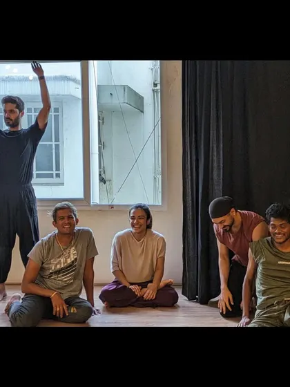 Candid moments of joy and focus during a break in our X-Sense contemporary class.