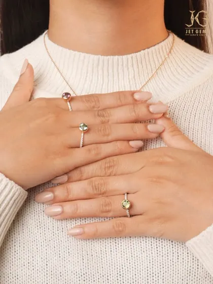 Grace in every gesture, shine in every moment. Let your hands do the talking with our timeless gemstone and diamond rings.