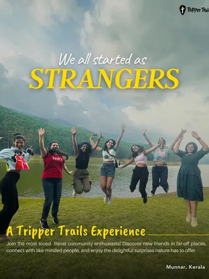 We all started as strangers on this trip to Munnar, but left as friends. There's something about jumping for a group photo in a beautiful location that brings everyone together.