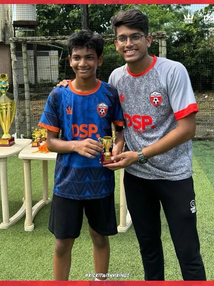 Hard work gets recognized. Presenting the Player of the Match award to one of our standout performers.