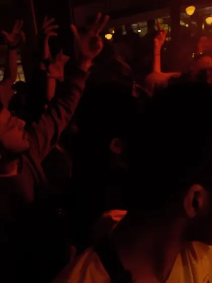 Another view of the crowd, lost in the music. It's my job to keep them there.