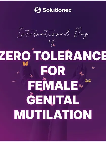 We observe the International Day of Zero Tolerance for Female Genital Mutilation with a solemn promise. We are committed to rewriting the narrative and creating a world where every girl is empowered to soar, free from this harmful practice.