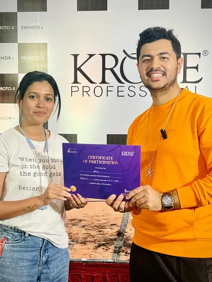 It's always rewarding to see the passion for learning in the eyes of fellow stylists.