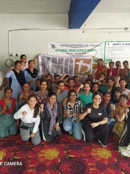 We took our women's self-defense workshop to Ludhiana for one of the largest breweries in the world. It's our mission to make this training accessible everywhere.