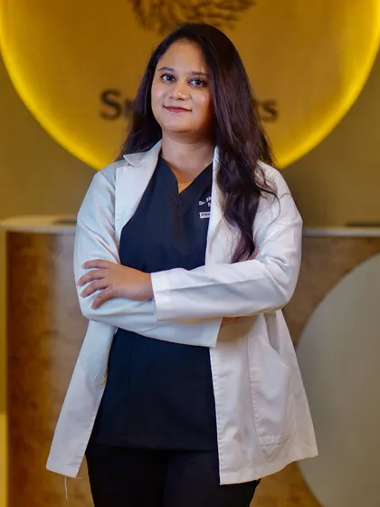 Introducing Dr. Shraddha, a dedicated consultant dermatologist at our Skinmatics Kanakapura branch. She is committed to providing compassionate and effective care for your well-being.