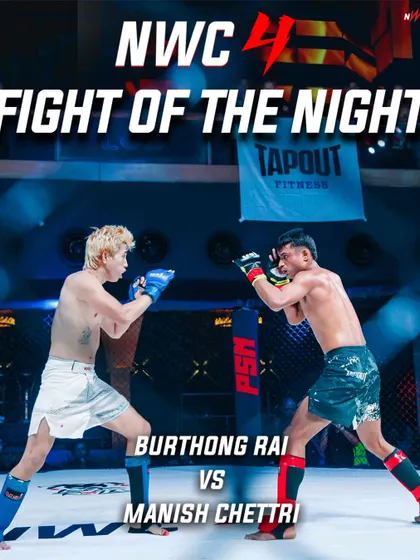 A "Fight of the Night" performance from a striking fanatic at NWC 4. We train fighters who put on exciting shows and get the recognition they deserve.