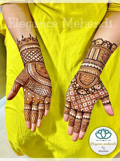 A beautiful backhand design with a mix of checks and floral patterns, perfect for any festive occasion.