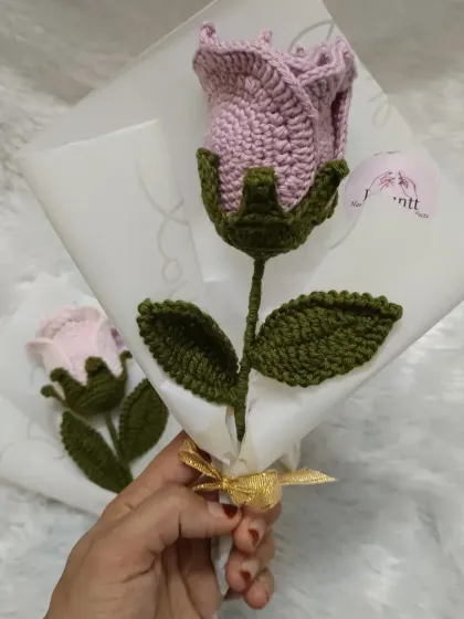 The lavender rose bouquet, another one from my Teacher's Day gift set.