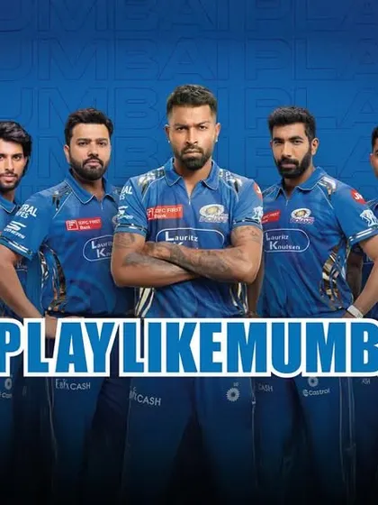 The official team photograph for the Mumbai Indians' 'Play Like Mumbai' campaign. Coordinating a group shoot with numerous high-profile athletes is a logistical challenge that my team and I are well-equipped to handle, delivering a powerful and unified image.