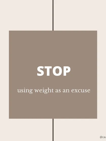 So often, I hear clients say they'll invest in their style "when" they reach a certain weight. I believe you should stop using weight as an excuse.