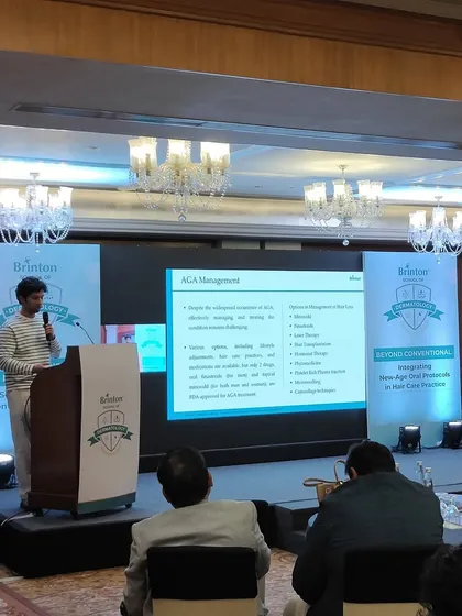Presenting my insights on integrating new-age oral protocols in hair care. Small changes in formulation can have a big impact on reducing scalp irritation and improving treatment outcomes.