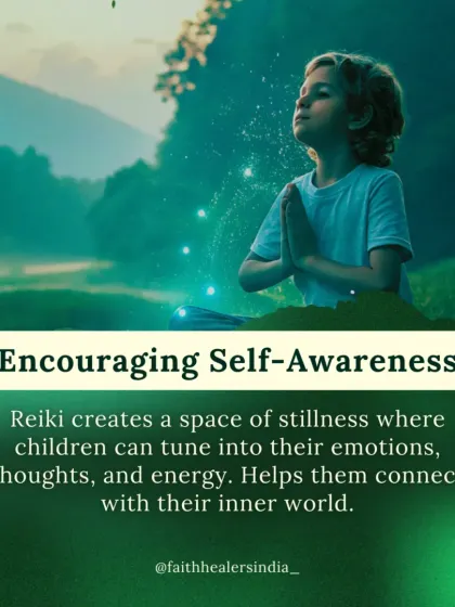 Reiki creates a space of stillness where children can tune into their emotions and connect with their inner world.