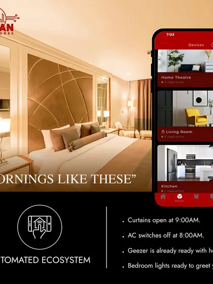 Imagine waking up to a home that's already prepared for you. Our app lets you schedule automated routines, like opening the curtains and turning off the AC, for a perfect start to your day.