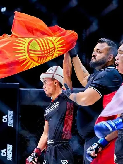 Another angle of me as a Technical Official at the GAMMA World MMA Championship in Jakarta, representing FMMAI and India.
