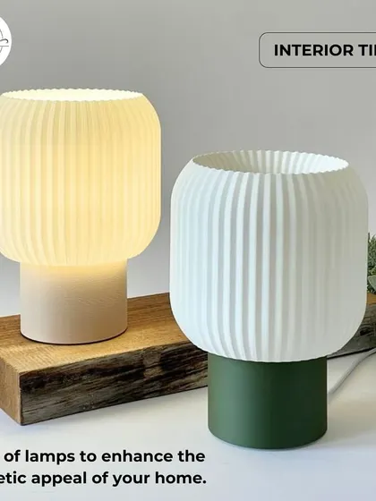 Here are some beautiful table lamp styles that can enhance the aesthetic appeal of your home and add a layer of ambient lighting.