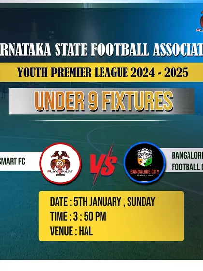 Our U-9 squad is set for another match this weekend against Bangalore City Football Club. Your support fuels their passion.