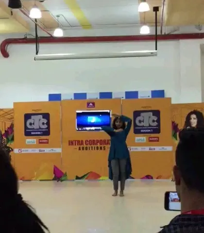 Auditioning for an intra-corporate dance competition. We are always looking for new platforms to showcase our passion for dance.