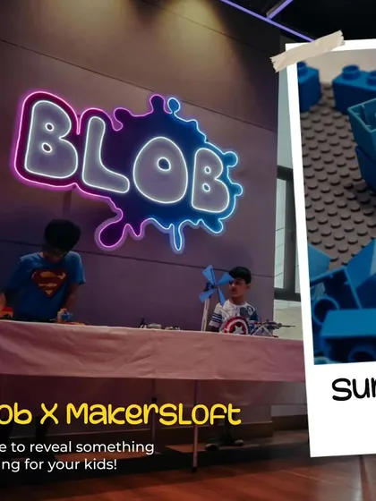 Blob Studio and MakersLoft present an exciting summer camp for your child, combining science, robotics, and fun.