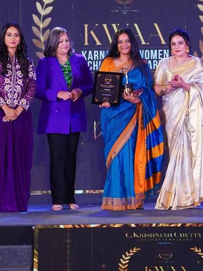 Receiving the KWAA award for Excellence in Music. I am thankful to the jury and organizers for this wonderful recognition of my work.